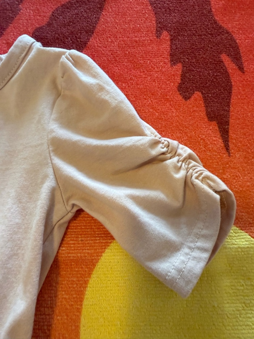 Little Lass Tan Top Tiered Brown Skirt With Boot Graphic Size 4T - Picture 5 of 9